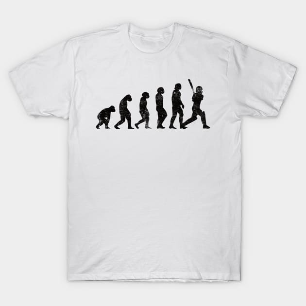 Cricket Evolution Design gift idea for cricket fan T-Shirt by POS